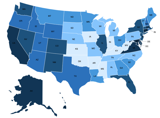 Average Retirement Income by Zip Code